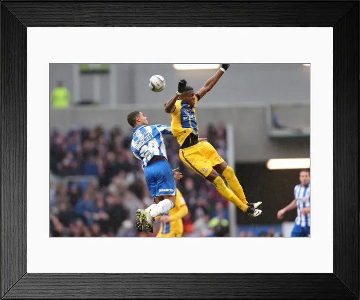 Framed Print : Brighton & Hove Albion vs. Crystal Palace: A Rivaling Home Battle - March 17, 2013 (Season 2012-13) Framed Print : Brighton & Hove Albion vs. Crystal Palace: A Rivaling Home Battle - March 17, 2013 (Season 2012-13)