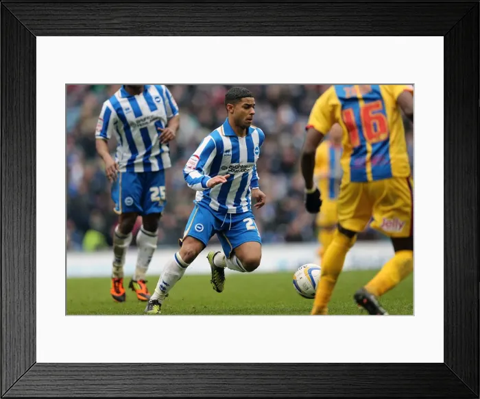 Framed Print : A Past Season's Rivalry: Brighton & Hove Albion vs. Crystal Palace (17-03-2013) - The Seasiders Take on the Eagles Framed Print : A Past Season's Rivalry: Brighton & Hove Albion vs. Crystal Palace (17-03-2013) - The Seasiders Take on the Eagles