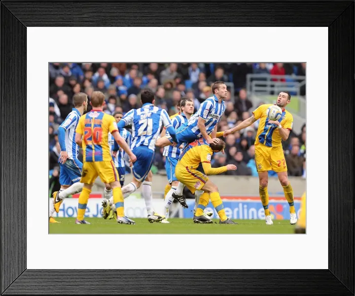 Framed Print : Brighton & Hove Albion vs. Crystal Palace: A Nostalgic Look Back - March 17, 2013 (Home Game) Framed Print : Brighton & Hove Albion vs. Crystal Palace: A Nostalgic Look Back - March 17, 2013 (Home Game)