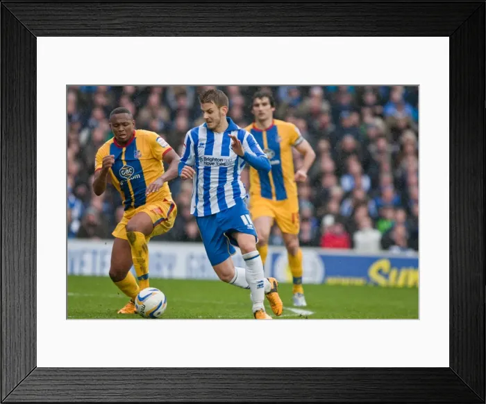 Framed Print : Brighton & Hove Albion vs. Crystal Palace (2012-13): A Past Season Clash - March 17, 2013 Framed Print : Brighton & Hove Albion vs. Crystal Palace (2012-13): A Past Season Clash - March 17, 2013