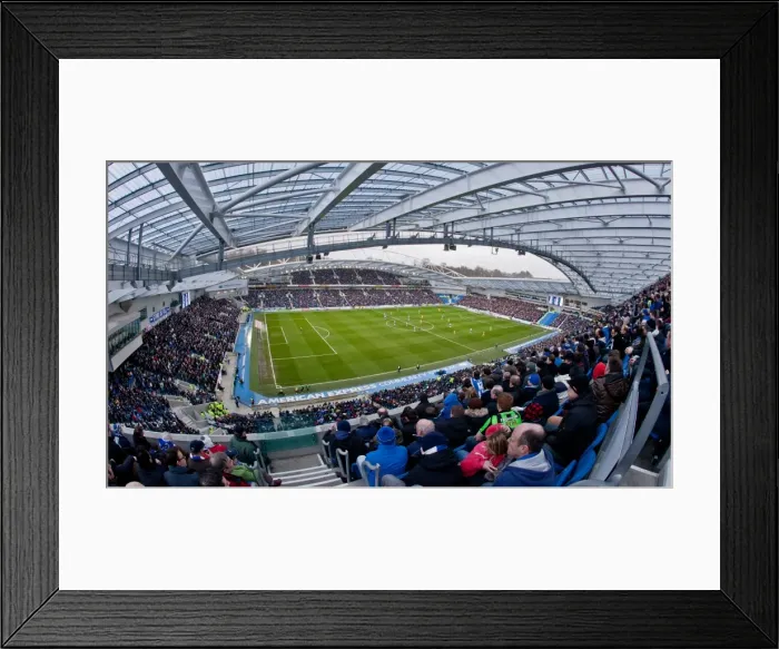 Framed Print : Brighton & Hove Albion vs Crystal Palace: The Amex Rivalry Clash (17 / 03 / 2013)