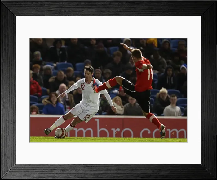 Framed Print : England U21 vs Austria U21: Brighton And Hove Albion Host at The Amex - 25-03-2013 Framed Print : England U21 vs Austria U21: Brighton And Hove Albion Host at The Amex - 25-03-2013