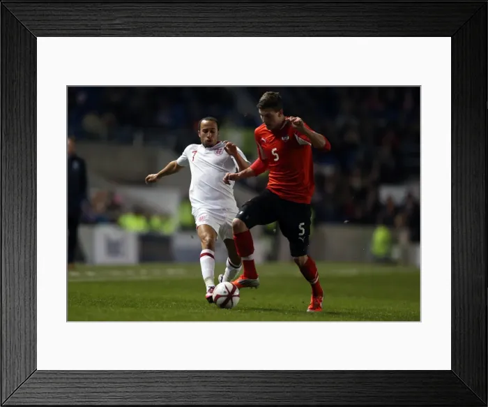 Framed Print : England U21 vs Austria U21 at The Amex: A Showdown between Young Talents - March 25, 2013 Framed Print : England U21 vs Austria U21 at The Amex: A Showdown between Young Talents - March 25, 2013