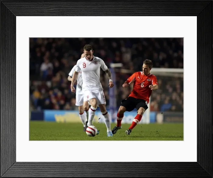 Framed Print : England U21 vs Austria U21 at The Amex: A Clash of Young Talents - March 25, 2013