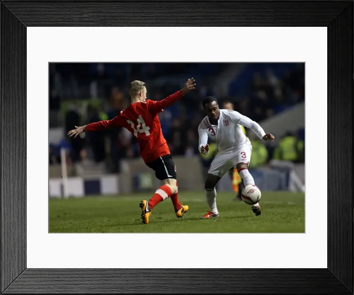 Framed Print : England U21 vs Austria U21 at The Amex Stadium: A Clash of Young Talents (25-03-2013) Framed Print : England U21 vs Austria U21 at The Amex Stadium: A Clash of Young Talents (25-03-2013)