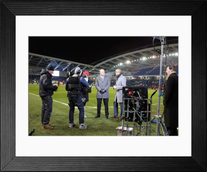 Framed Print : Brighton & Hove Albion vs Austria U21: Clash at The Amex - 25 March 2013 Framed Print : Brighton & Hove Albion vs Austria U21: Clash at The Amex - 25 March 2013