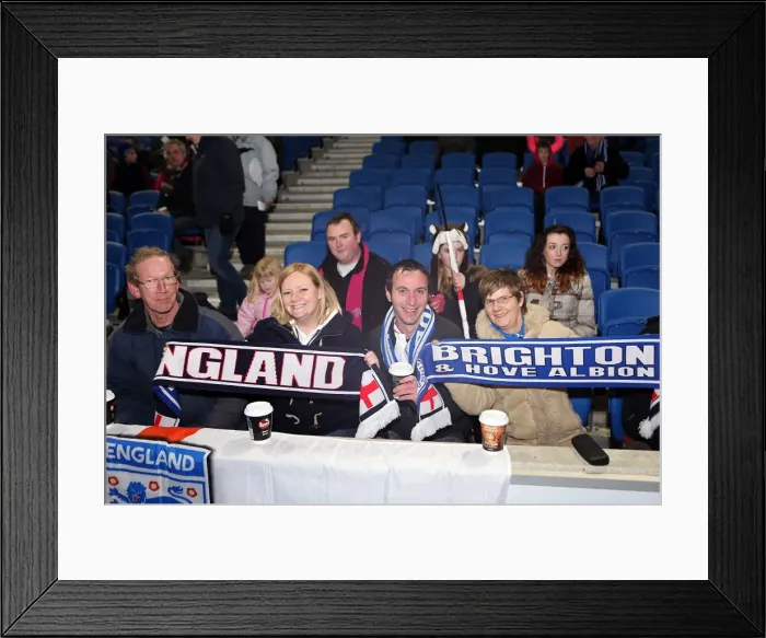 Framed Print : Brighton & Hove Albion vs Austria U21: Clash at The Amex - March 25, 2013 Framed Print : Brighton & Hove Albion vs Austria U21: Clash at The Amex - March 25, 2013