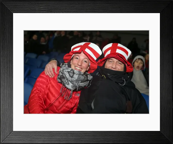 Framed Print : England U21 vs Austria U21 at The Amex: International Clash between Brighton & Hove Albion Framed Print : England U21 vs Austria U21 at The Amex: International Clash between Brighton & Hove Albion
