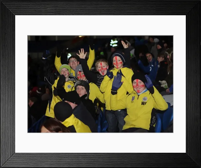 Framed Print : Brighton & Hove Albion vs Austria U21: Clash at The Amex (25-03-2013) Framed Print : Brighton & Hove Albion vs Austria U21: Clash at The Amex (25-03-2013)