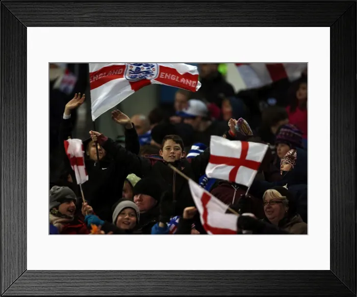 Framed Print : England U21 vs Austria U21 at The Amex: Clash of Young Talents - March 25, 2013 Framed Print : England U21 vs Austria U21 at The Amex: Clash of Young Talents - March 25, 2013