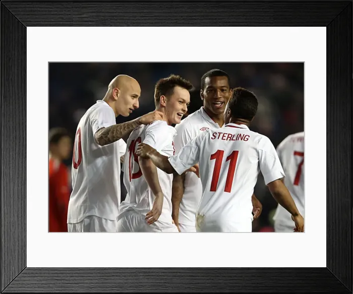 Framed Print : England U21 vs Austria U21 at The Amex: Clash of Young Talents - March 25, 2013 Framed Print : England U21 vs Austria U21 at The Amex: Clash of Young Talents - March 25, 2013