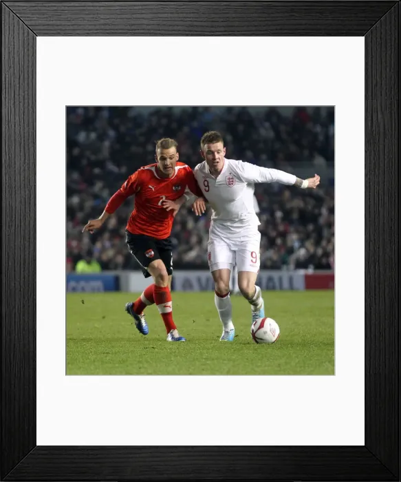 Framed Print : Young Talents Clash: England U21 vs Austria U21 at The Amex Stadium (25-03-2013) Framed Print : Young Talents Clash: England U21 vs Austria U21 at The Amex Stadium (25-03-2013)