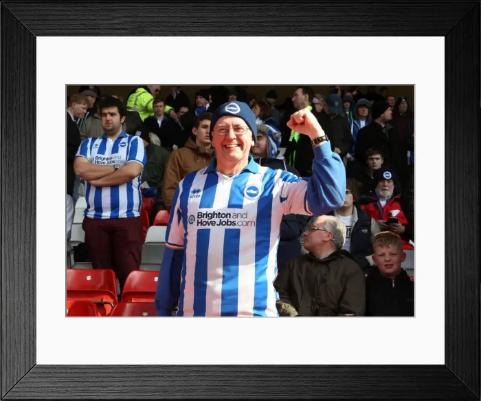 Framed Print : Brighton and Hove Albion FC: Top 10 Unforgettable Away Day Crowd Moments 2012-13 Framed Print : Brighton and Hove Albion FC: Top 10 Unforgettable Away Day Crowd Moments 2012-13