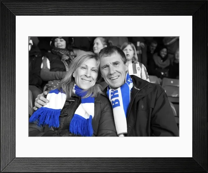 Framed Print : Brighton and Hove Albion FC: Electric Atmosphere - Away Days 2012-13 Framed Print : Brighton and Hove Albion FC: Electric Atmosphere - Away Days 2012-13