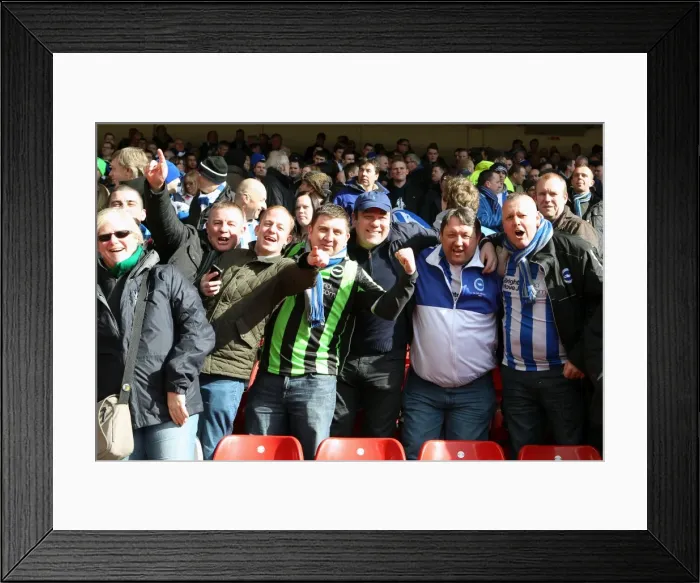 Framed Print : Brighton & Hove Albion vs. Nottingham Forest (Away) - A 2012-13 Season Flashback: 30-03-2013 Framed Print : Brighton & Hove Albion vs. Nottingham Forest (Away) - A 2012-13 Season Flashback: 30-03-2013