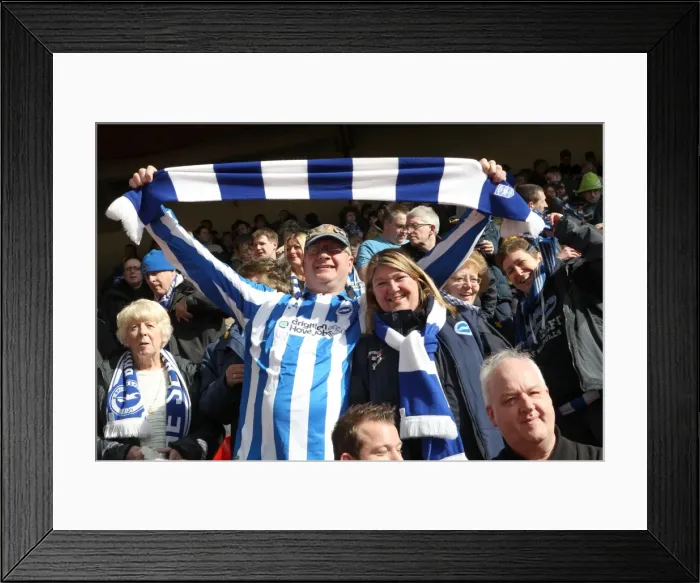 Framed Print : Brighton And Hove Albion Crowd Shots: Crowd Shots Away Days 2012-13 Framed Print : Brighton And Hove Albion Crowd Shots: Crowd Shots Away Days 2012-13