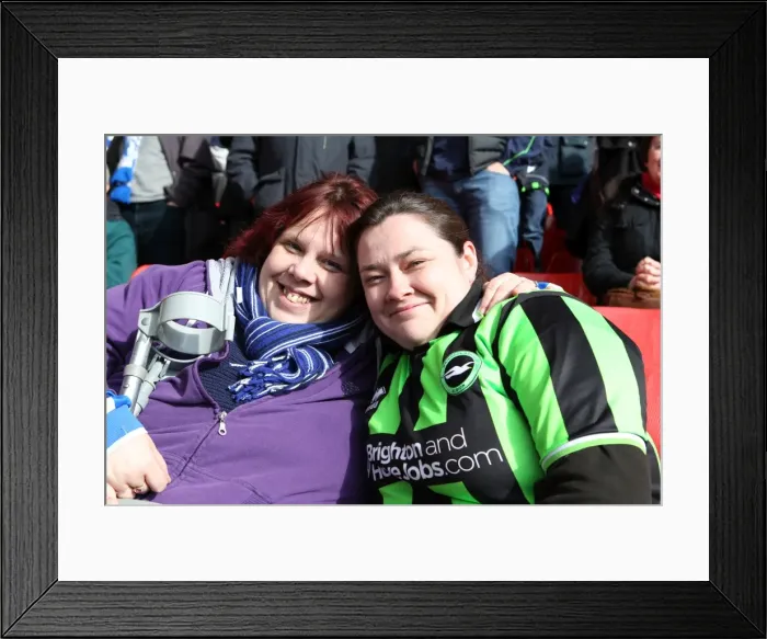 Framed Print : Brighton and Hove Albion FC: Top 10 Unforgettable Away Day Crowd Moments 2012-2013 Framed Print : Brighton and Hove Albion FC: Top 10 Unforgettable Away Day Crowd Moments 2012-2013