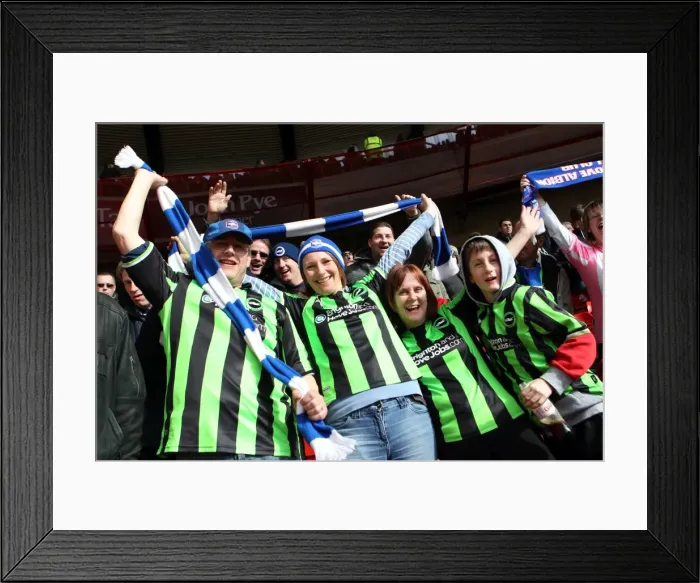 Framed Print : Brighton & Hove Albion vs. Nottingham Forest (Away) - A 2012-13 Season Flashback: 30-03-2013 Framed Print : Brighton & Hove Albion vs. Nottingham Forest (Away) - A 2012-13 Season Flashback: 30-03-2013