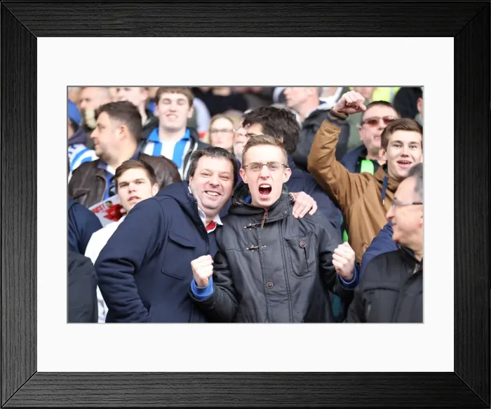 Framed Print : Brighton and Hove Albion FC: Thrilling Away Days 2012-13 - Electric Crowd Shots Framed Print : Brighton and Hove Albion FC: Thrilling Away Days 2012-13 - Electric Crowd Shots