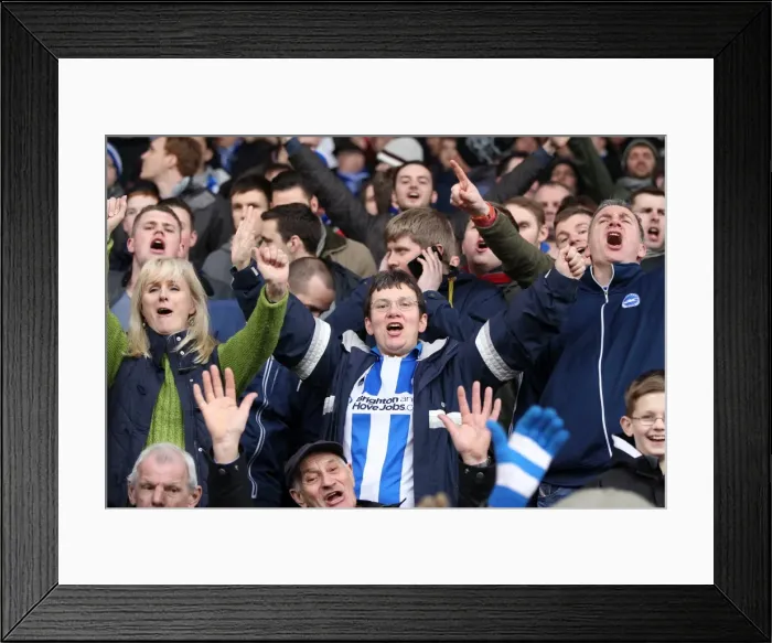 Framed Print : Brighton & Hove Albion vs. Nottingham Forest (Away) - A 2012-13 Season Flashback: 30-03-2013 Framed Print : Brighton & Hove Albion vs. Nottingham Forest (Away) - A 2012-13 Season Flashback: 30-03-2013