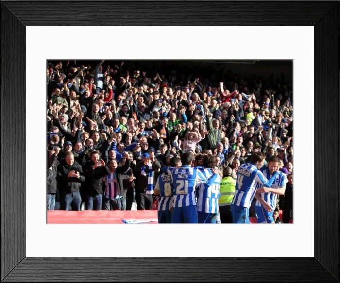 Framed Print : Brighton & Hove Albion vs. Nottingham Forest (Away) - A Look Back at the 2012-13 Season: 30-03-2013 Game Framed Print : Brighton & Hove Albion vs. Nottingham Forest (Away) - A Look Back at the 2012-13 Season: 30-03-2013 Game