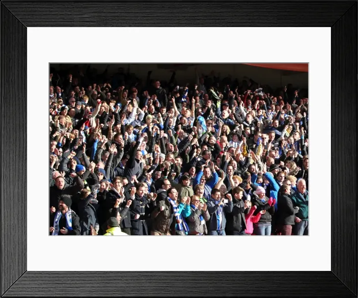 Framed Print : Brighton & Hove Albion vs. Nottingham Forest: 2013 Away Game - March 30th Framed Print : Brighton & Hove Albion vs. Nottingham Forest: 2013 Away Game - March 30th