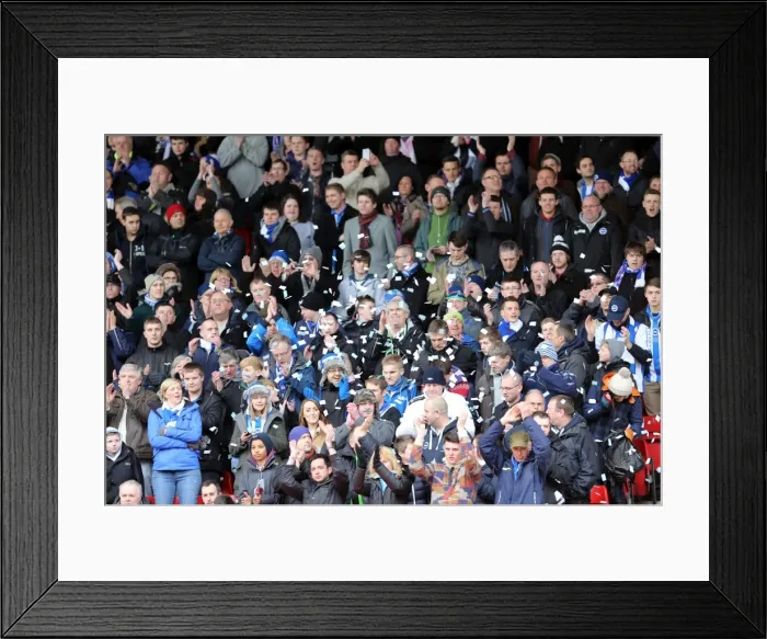 Framed Print : Brighton & Hove Albion vs. Nottingham Forest (Away) - A 2012-13 Season Flashback: 30-03-2013 Framed Print : Brighton & Hove Albion vs. Nottingham Forest (Away) - A 2012-13 Season Flashback: 30-03-2013