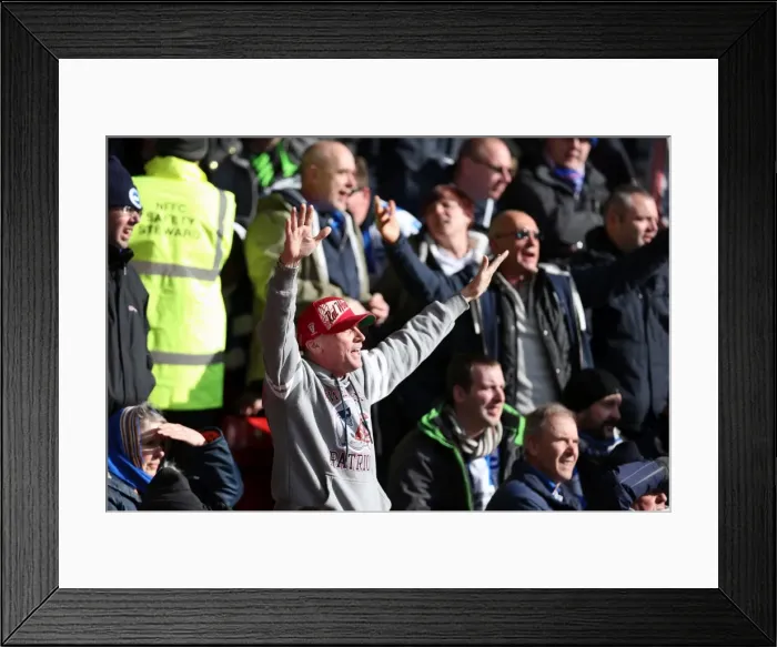 Framed Print : Brighton & Hove Albion vs. Nottingham Forest (Away) - 2012-13 Season: March 30, 2013 Framed Print : Brighton & Hove Albion vs. Nottingham Forest (Away) - 2012-13 Season: March 30, 2013