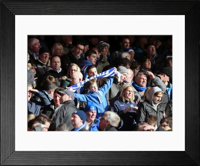 Framed Print : Brighton & Hove Albion vs. Nottingham Forest (Away) - A 2012-13 Season Flashback: 30-03-2013 Framed Print : Brighton & Hove Albion vs. Nottingham Forest (Away) - A 2012-13 Season Flashback: 30-03-2013