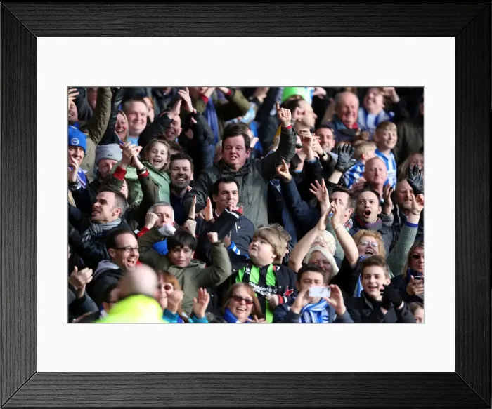 Framed Print : Brighton & Hove Albion vs. Nottingham Forest (Away) - A 2012-13 Season Flashback: 30-03-2013 Framed Print : Brighton & Hove Albion vs. Nottingham Forest (Away) - A 2012-13 Season Flashback: 30-03-2013