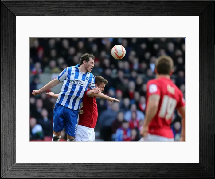 Framed Print : Brighton & Hove Albion vs. Nottingham Forest (Away) - A Look Back at the 2012-13 Season: 30-03-2013 Framed Print : Brighton & Hove Albion vs. Nottingham Forest (Away) - A Look Back at the 2012-13 Season: 30-03-2013