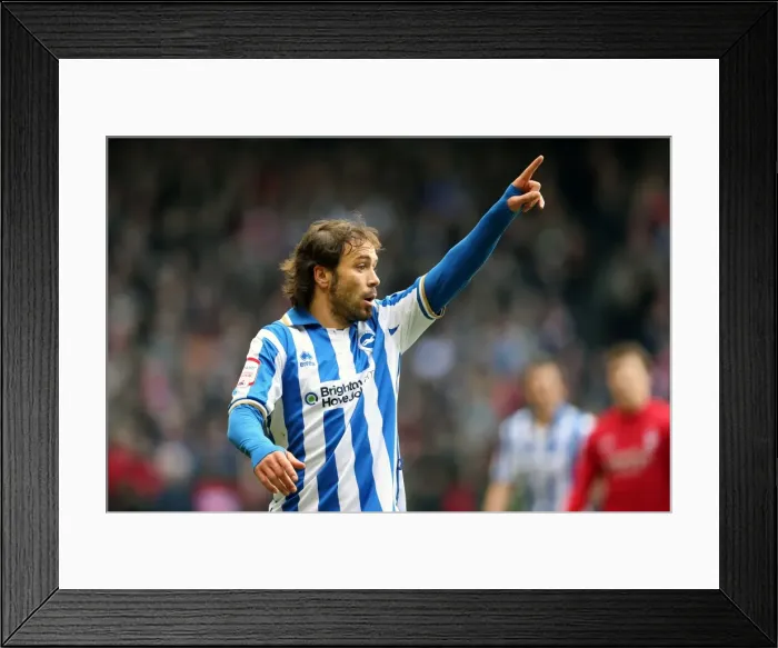 Framed Print : Inigo Calderon: A Seagulls Legend - Brighton and Hove Albion FC Framed Print : Inigo Calderon: A Seagulls Legend - Brighton and Hove Albion FC