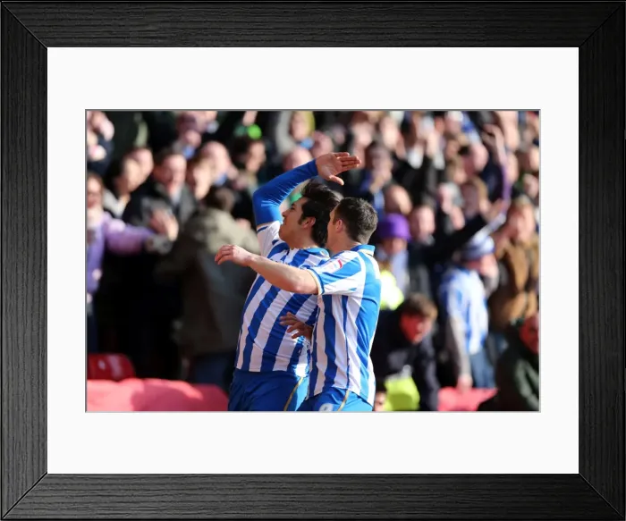 Framed Print : Brighton & Hove Albion vs. Nottingham Forest (Away) - A 2012-13 Season Flashback: 30-03-2013 Framed Print : Brighton & Hove Albion vs. Nottingham Forest (Away) - A 2012-13 Season Flashback: 30-03-2013
