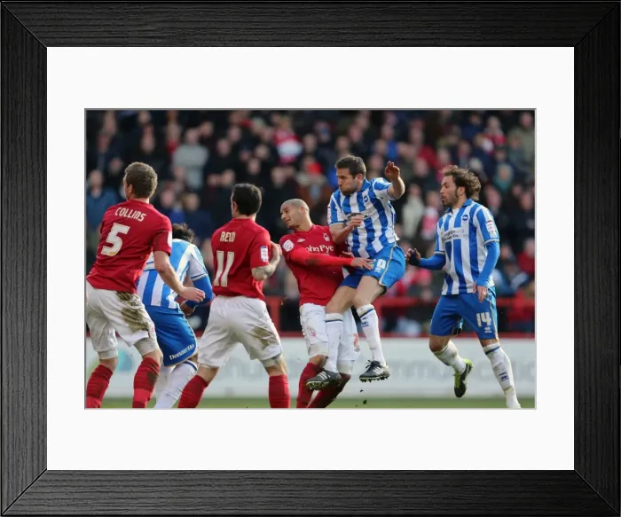 Framed Print : Brighton & Hove Albion vs. Nottingham Forest (Away) - A Look Back at the 2012-13 Season: 30-03-2013 Framed Print : Brighton & Hove Albion vs. Nottingham Forest (Away) - A Look Back at the 2012-13 Season: 30-03-2013