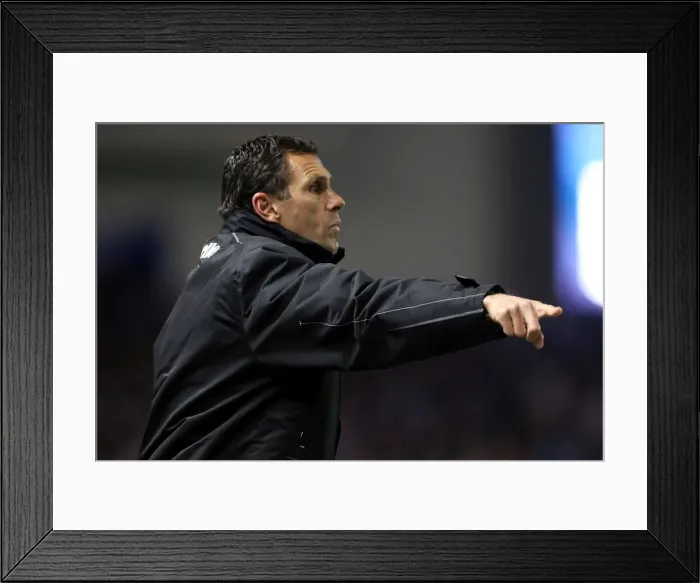 Framed Print : Gus Poyet Leading Brighton & Hove Albion Against Charlton Athletic, April 2013 Framed Print : Gus Poyet Leading Brighton & Hove Albion Against Charlton Athletic, April 2013