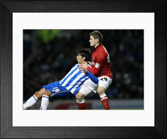Framed Print : Determined Leonardo Ulloa Leads Brighton & Hove Albion to Victory over Charlton Athletic (April 2, 2013) Framed Print : Determined Leonardo Ulloa Leads Brighton & Hove Albion to Victory over Charlton Athletic (April 2, 2013)