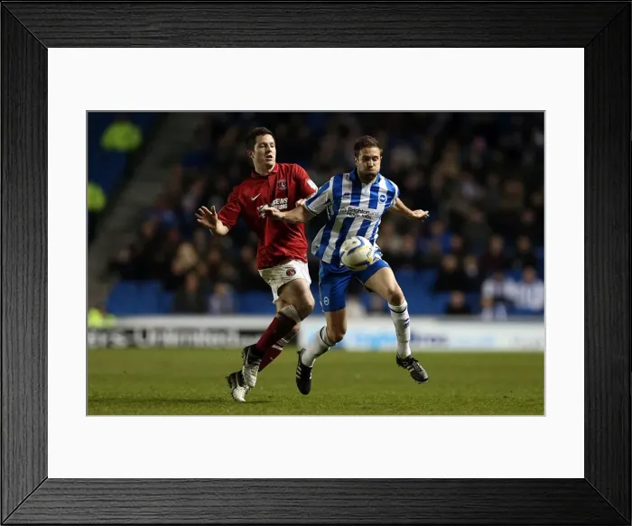 Framed Print : Matthew Upson in Action: Brighton & Hove Albion vs Charlton Athletic, April 2013 Framed Print : Matthew Upson in Action: Brighton & Hove Albion vs Charlton Athletic, April 2013