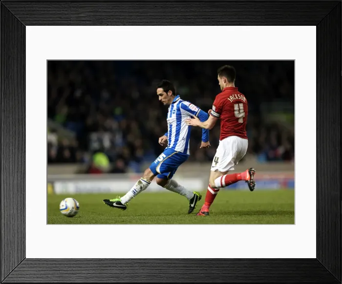 Framed Print : Vicente's Unwavering Determination: Brighton & Hove Albion vs Charlton Athletic (April 2, 2013) Framed Print : Vicente's Unwavering Determination: Brighton & Hove Albion vs Charlton Athletic (April 2, 2013)