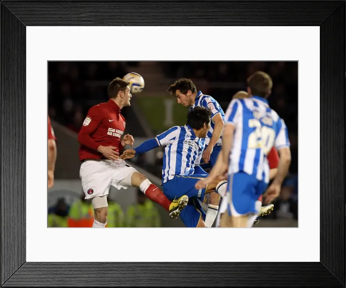 Framed Print : Heart-Stopping Moment: Will Buckley's Breathtaking Near-Miss Goal for Brighton & Hove Albion vs Charlton Athletic (April 2013) Framed Print : Heart-Stopping Moment: Will Buckley's Breathtaking Near-Miss Goal for Brighton & Hove Albion vs Charlton Athletic (April 2013)