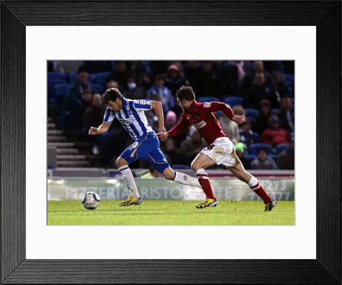 Framed Print : Brighton & Hove Albion's Will Buckley in Action Against Charlton Athletic, April 2013 Framed Print : Brighton & Hove Albion's Will Buckley in Action Against Charlton Athletic, April 2013