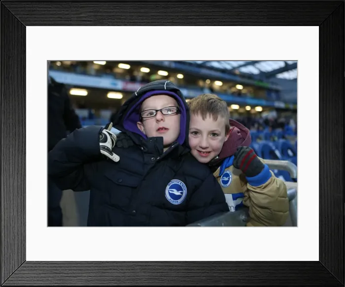 Framed Print : Electric Atmosphere: Brighton & Hove Albion FC Crowd Shots (2012-2013) at The Amex Stadium Framed Print : Electric Atmosphere: Brighton & Hove Albion FC Crowd Shots (2012-2013) at The Amex Stadium