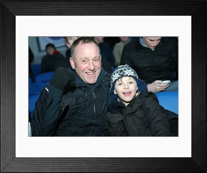 Framed Print : Brighton & Hove Albion: Electric Atmosphere at The Amex Stadium (2012-2013) - Unforgettable Crowd Moments