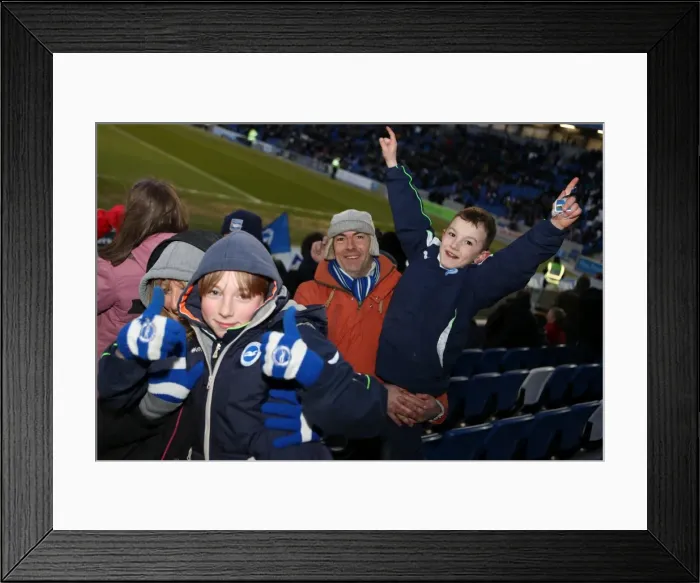 Framed Print : Brighton & Hove Albion FC: Thrilling Crowds at the Amex Stadium (2012-2013) - A Season of Passionate Support Framed Print : Brighton & Hove Albion FC: Thrilling Crowds at the Amex Stadium (2012-2013) - A Season of Passionate Support
