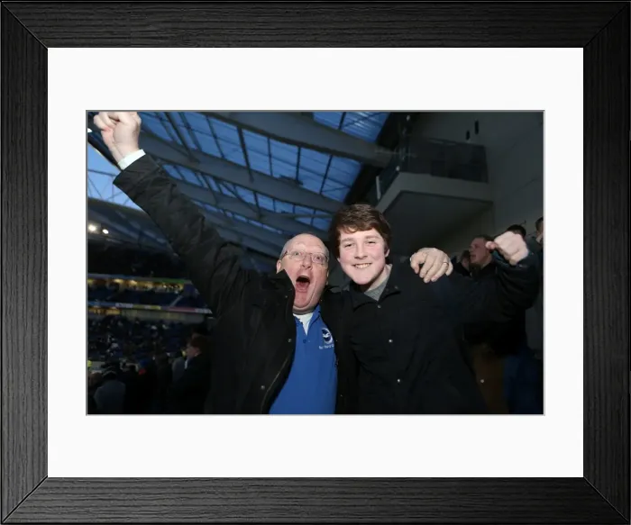 Framed Print : Brighton and Hove Albion: The Electric Atmosphere of the Amex Stadium Crowd (2012-2013) Framed Print : Brighton and Hove Albion: The Electric Atmosphere of the Amex Stadium Crowd (2012-2013)