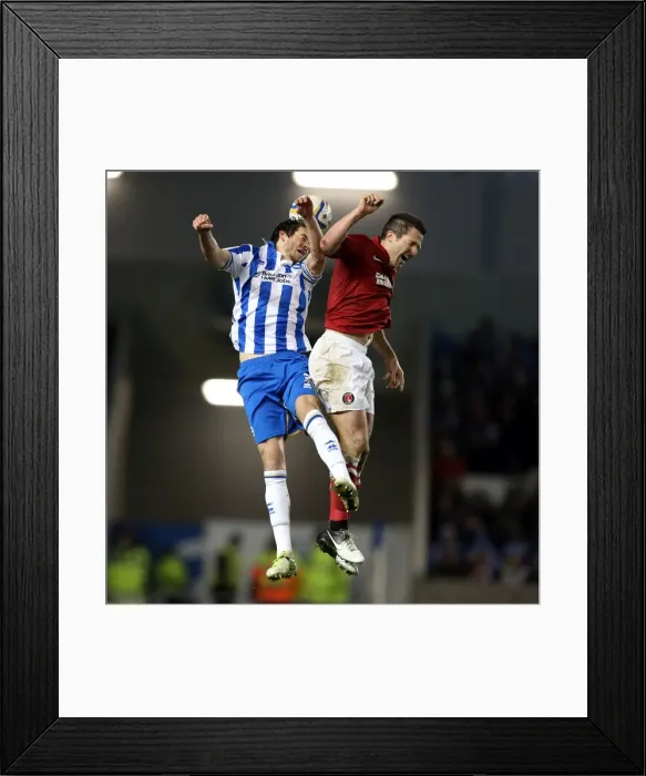Framed Print : Brighton & Hove Albion vs Charlton Athletic (02-04-2013) - A Glimpse into the 2012-13 Home Season