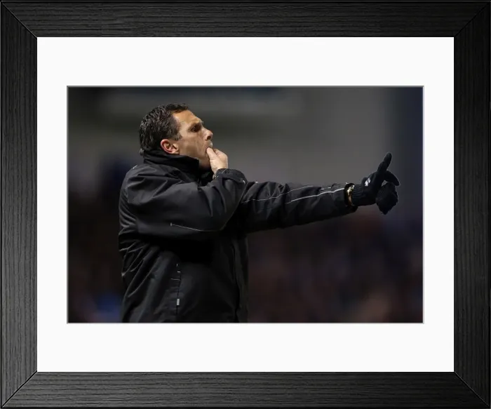 Framed Print : Gus Poyet Guides Brighton & Hove Albion vs Charlton Athletic, April 2013 Framed Print : Gus Poyet Guides Brighton & Hove Albion vs Charlton Athletic, April 2013