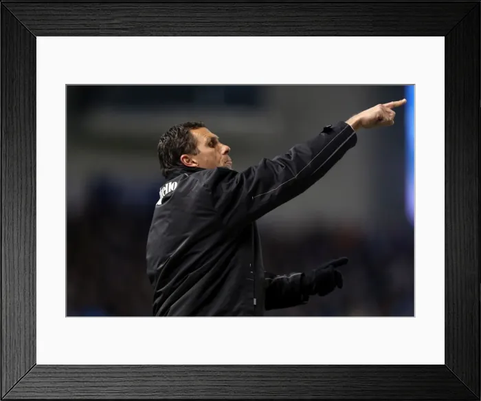 Framed Print : Gus Poyet in Action: Brighton & Hove Albion vs Charlton Athletic, 2013 Framed Print : Gus Poyet in Action: Brighton & Hove Albion vs Charlton Athletic, 2013