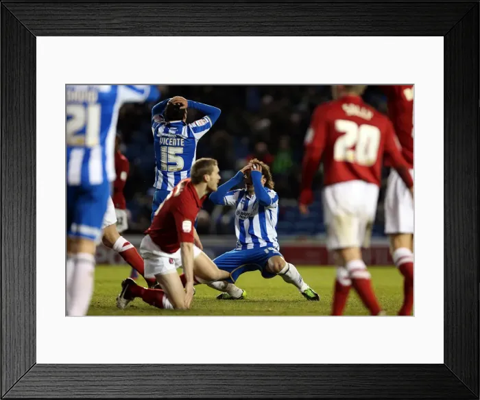Framed Print : Inigo Calderon of Brighton & Hove Albion in Action Against Charlton Athletic, April 2013 Framed Print : Inigo Calderon of Brighton & Hove Albion in Action Against Charlton Athletic, April 2013