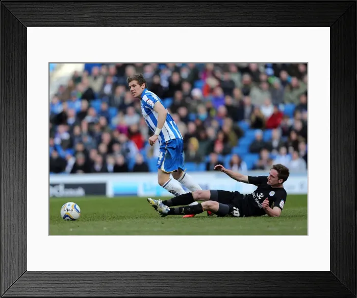 Framed Print : Dean Hammond in Action: Brighton & Hove Albion vs Leicester City (April 6, 2013, Amex Stadium) Framed Print : Dean Hammond in Action: Brighton & Hove Albion vs Leicester City (April 6, 2013, Amex Stadium)