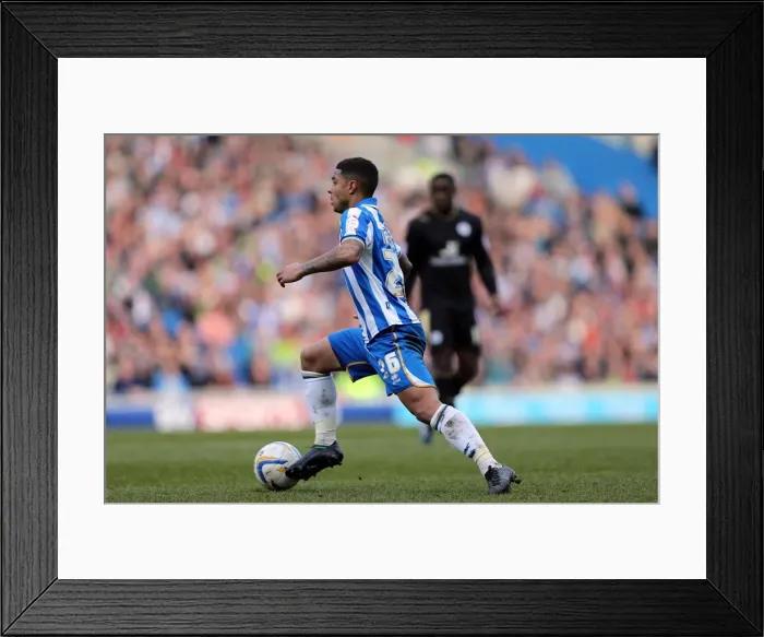 Framed Print : Intense Focus: Liam Bridcutt's Moment of Concentration in Brighton & Hove Albion vs Leicester City (April 6, 2013) Framed Print : Intense Focus: Liam Bridcutt's Moment of Concentration in Brighton & Hove Albion vs Leicester City (April 6, 2013)